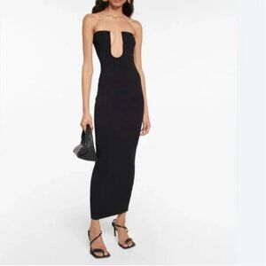 Christopher Esber U Neckline Orbit Midi Dress